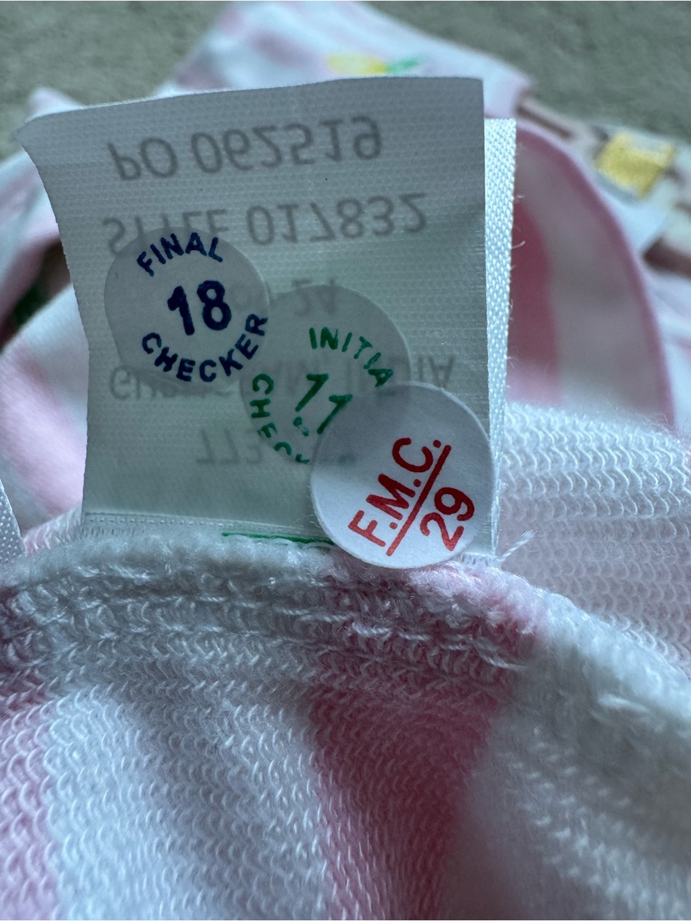 Lilly Pulitzer Girls' Pink Striped Lemon Embroidered Long-Sleeve Top 4-5 y - Picture 9 of 9